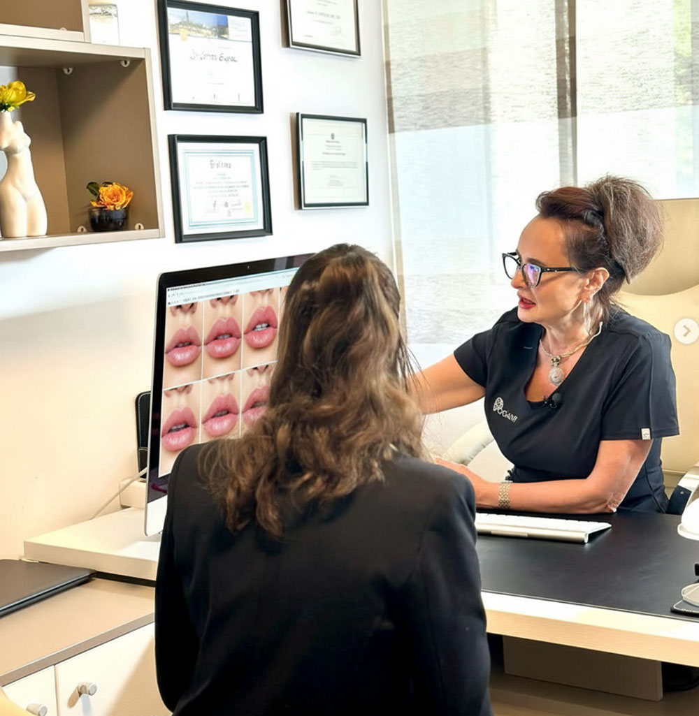 consultation for lip filler